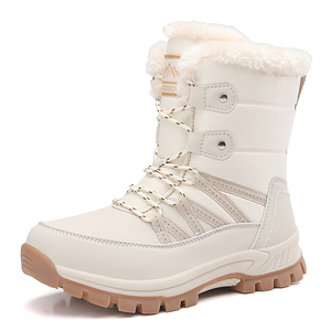 冬季雪地靴毛绒保暖棉鞋防滑防风户外徒步高帮女靴 - Product Image 2