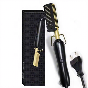 Peigne chauffant électrique USB haute température 2026, nouveau modèle, fonction de pressage à chaud pour boucler et lisser les cheveux, usage domestique, vente chaude - Product Image 3