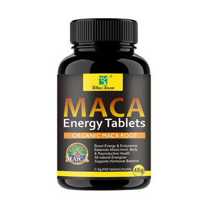 Tabletas de Raíz de Maca Natural al por Mayor de Fábrica GMP, Suplemento de Maca Negra, Apoya el Aumento de Energía, Suplemento para la Salud Masculina, Tabletas de Maca - Product Image 2