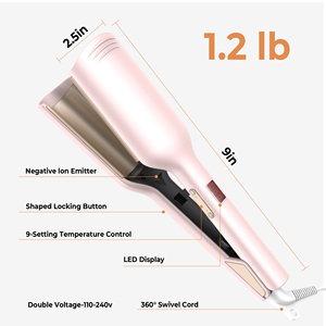 Baguette de bigoudi à structure ondulée à réglage de température à plusieurs niveaux efficace <span class=keywords><strong>pour</strong></span> la beauté Fer à friser <span class=keywords><strong>pour</strong></span> la maison - Product Image 6
