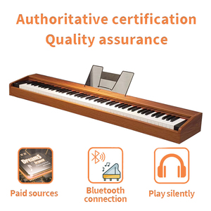 OEM Tùy Chỉnh Âm Nhạc Bàn Phím Đàn Piano Điện Tử 88 Phím Kỹ Thuật Số Đàn Piano Chuyên Nghiệp Xách Tay Tiêu Chuẩn Bàn Phím 1 Bàn Đạp Kỹ Thuật Số Đàn Piano - Product Image 2