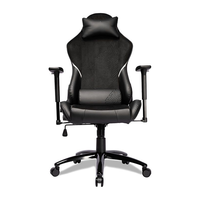 Chaise de jeu ergonomique personnalisée en cuir PU, avec accoudoirs 2D, coussin cervical, pivotante et inclinable, pour ordinateur, directement de l'usine