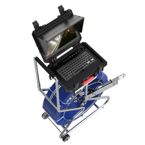 <span class=keywords><strong>Caméra</strong></span> d'inspection professionnelle pour canalisations d'égouts 35 mm 360° °   <span class=keywords><strong>Caméra</strong></span> d'endoscopie Pan Tilt 5MP avec compteur de mètres et moniteur 13 pouces - Product Image 5