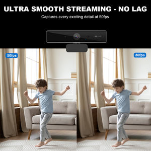 كاميرا فيديو بشاشة عرض 4k عالية الجودة <span class=keywords><strong>QHD</strong></span> وميكروفون مدمج بتركيز تلقائي كاميرا فيديو بعدسات زجاجية متعددة الطبقات للبث المباشر للكمبيوتر الشخصي والكمبيوتر الشخصي وبها usb - Product Image 5