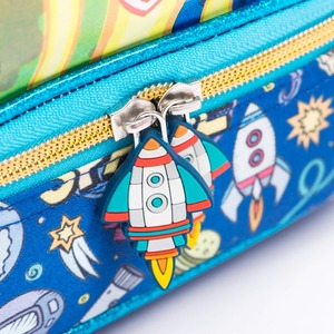 กระเป๋าใส่อาหารกลางวันหนังโฮโลแกรมรูปจรวดสำหรับเด็กผู้ชาย - Product Image 4