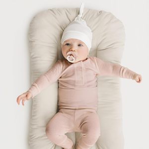 Konssy Lot de 8 bonnets pour bébés nouveau-nés, en jacquard, en spandex/coton, doux, pour filles et garçons de 0 à 6 mois - Product Image 3