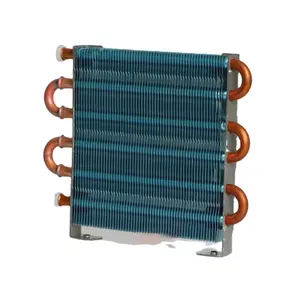 Cp 1X6X120 12V/24V/110V/220V Mini Radiator Koperen Buis Gevinde Luchtgekoelde Verdamper Mini Condensor