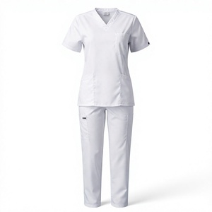Vente directe usine, prix de gros, sur mesure, écologique, imprimé sérigraphié, tissu peigné, unisexe, blouses médicales, aiguille - Product Image 3
