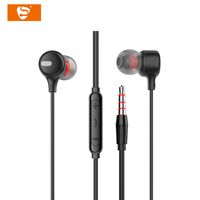 Écouteurs filaires stéréo SOMIC TONE D26 avec prise jack 3,5 mm, fonction mains libres, basses améliorées, casque de musique, casque de jeu pour Android