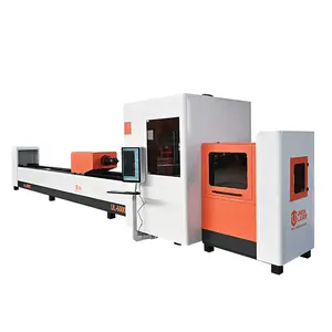Vendita calda macchina da taglio Laser in fibra di metallo Cnc per tubo di ferro in alluminio in acciaio inox 1000w 1500w