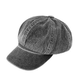 Casquette de baseball octogonale en coton, couleur unie, protection solaire, coupe-vent, pour l'extérieur - Product Image 1