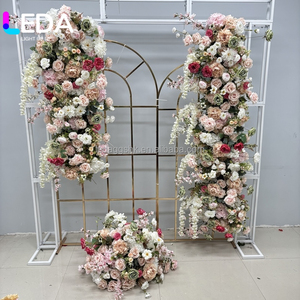 LEDA - Camino de Mesa de Flores Artificiales Vibrantes y Personalizadas, Arreglo de Rosas de Seda con Tacto Real para Decoración de Eventos, Fiestas y Bodas - Product Image 6