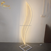 Arche de mariage NIKA avec éclairage LED, arche en métal avec support lumineux chaud pour la décoration d'entrée de fête ou de chemin d'accès