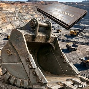 Plaque d'acier résistante à l'usure NM500 AR500, tôle d'acier haute résistance résistante à l'abrasion 4x8 pieds pour l'exploitation minière et la construction - Product Image 2