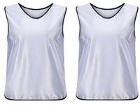 Gilets d'entraînement de football sans cordon en gros, maillots d'entraînement soyeux légers et respirants pour enfants et adultes, sports d'équipe, personnalisables