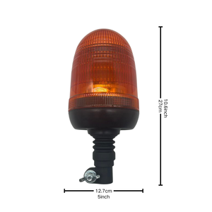 Nuevo Baliza LED Flexible con Pin Giratorio, Luz Estroboscópica Intermitente, Montaje de Advertencia de Seguridad para Maquinaria Agrícola y Camiones, 12V, Lente ABS - Product Image 2