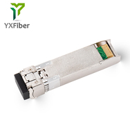 Transceiver Optik 10G SFP+ SR 850nm 300m Serat Multimode (MMF) LC Duplex Modul DDM Kompatibel SFP-10G-SR