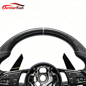 Volant de course en cuir et fibre de carbone de haute performance pour <span class=keywords><strong>Audi</strong></span> A3/A6/Q3/<span class=keywords><strong>Q5</strong></span>/Q7/Q8/RS3/RS5/SQ5/RS7 - Product Image 4