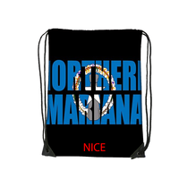 Sac de sport personnalisé motif Saipan Splash, sac à dos durable en polyester avec cordon de serrage pour l'entraînement, les sorties du week-end et les cadeaux de festival