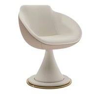 Fauteuil pivotant de luxe moderne pour villas, maisons de luxe et tables de poker, chaise de mahjong pour clubs, salons et salles de casino, mobilier de projet
