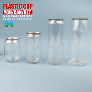 Hochwertige Schnellversand Auslaufsichere PP-Kunststoff-Kaffeetasse OEM China-Fabrik Individuelles Logo PET Fruchtsaft-Plastikbecher - Product Image 1