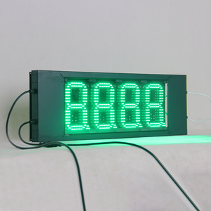 Logotipo pequeño al aire libre <span class=keywords><strong>gasolinera</strong></span> pantalla logotipo personalizado 7 "8888 estacionamiento Led combustible signo - Product Image 3