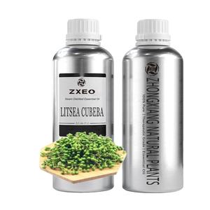 Huile essentielle d'extrait d'herbes naturelles pures biologiques 100% <span class=keywords><strong>pour</strong></span> le savon, qualité thérapeutique, huile essentielle de Litsea Cubeba (May Chang) - Product Image 2