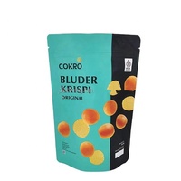 Sachets Doypack Personnalisés en Plastique Imprimé pour Snacks, Sacs Alimentaires Halal pour Biscuits, Emballage en Feuille d'Aluminium pour Snacks Croustillants