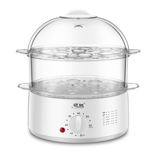 Yitong Electric <b>Steamer</b> 2-Layer 5L Transparent Lid Timer Function Household Kitchen Appliance - Product Image 4