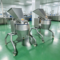 Hoge snelheid centrifugale groentesnijmachine ui-tomaat snijder versnipperaar industriële voedselverwerkingsapparatuur