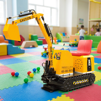 Autres produits sportifs et de divertissement : Mini-excavatrice électrique pour enfants, modèle amusant pour les enfants aux parcs d'attractions