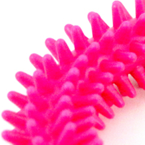 Juguete para Mascotas de Goma Dura de Cuatro Colores con Forma de Espina, 12 cm de Diámetro - Product Image 5