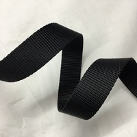 Sangle plate en nylon imperméable recyclée, disponible en tailles 1,5-5 cm, 2,5 cm, 3,8 cm