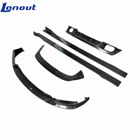 Kit de carrosserie en fibre de carbone style 3D léger et compact pour BMW X2 F36 F38, avec kit de turbulences d'air modifié