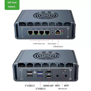 Mini PC sin ventilador BKHD J5005 J6412 7305 i3 1115G4 con 4 puertos LAN 2.5G y dispositivo de red Intel I226 - Product Image 3