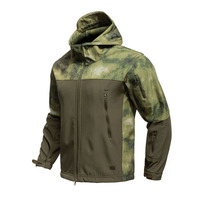 Veste tactique hybride professionnelle en softshell Sharkskin - Vêtement d'extérieur imperméable et coupe-vent avec étiquette privée complète OEM/ODM