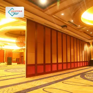 Wholesale room wood partition divider panel-Free Design Hotel Operable Wall Dividing Room Movable Wedding Hall Wooden Removable Retractable Wall Partition Panel