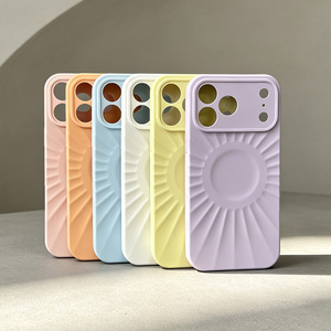 เคสโทรศัพท์ซิลิโคนลายดวงอาทิตย์รุ่นใหม่ S139 สำหรับ iPhone 16 17 18 Pro Max ป้องกันแรงกระแทก - Product Image 5
