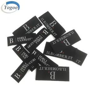 For Label Fashion Damask Custom Garment Sewing Tags Brand Name Logo Woven Label For Clothing