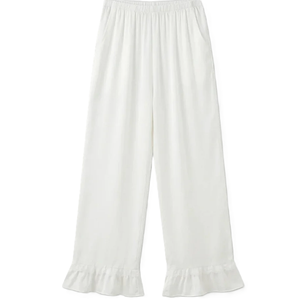 Conjunto de Pijama de Algodón Transpirable para Mujer, Diseño Nuevo de Primavera, Ropa de Dormir Sólida para Chicas, Traje de Casa Suave y a la Moda - Product Image 3