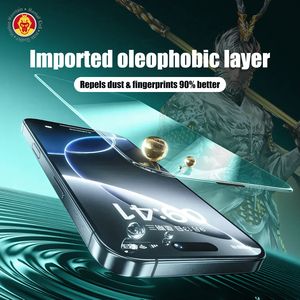 ฟิล์มกระจกนิรภัยใส 3 มิติ Monkey King สำหรับ iPhone <span class=keywords><strong>11</strong></span> 12 13 14 15 16 Pro 17 Pro Max อุปกรณ์เสริมโทรศัพท์มือถือ - Product Image 5