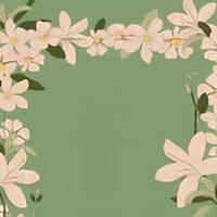 Tapis de jeu de Mahjong de luxe vert sauge avec bordure florale, motif feuille de magnolia et d'olivier, portable, pliable, imperméable, écologique et insonorisant