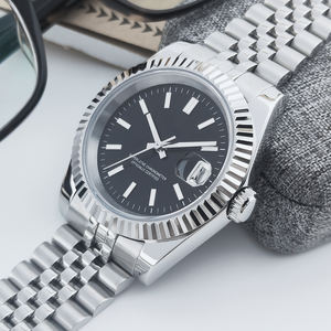 Montre mécanique pour homme de haute qualité, fabriquée en usine, avec un boîtier de 36 mm ou 39 mm, un verre saphir, sans logo, mouvement automatique <span class=keywords><strong>Seiko</strong></span> NH35, style plongeur. - Product Image 4