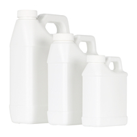 Récipient HDPE noir direct d'usine 150-200ml avec capuchon à double verrouillage, pot de col de 47mm bouteille de supplément