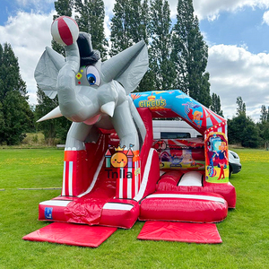 Location de fête Chine Pull extérieur gonflable adulte <span class=keywords><strong>garde</strong></span> du <span class=keywords><strong>corps</strong></span> PVC traditionnel JumpingCastle Bounce House gonflable avec souffleur - Product Image 5