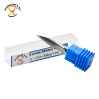 Pisau Ukir CNC Taper Double-Flute Straight Cutter untuk Papan Density/Papan Kayu Solid, End Mill Milling CNC Routers yang Dapat Disesuaikan