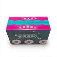 Boîte à fruits en carton ondulé rigide gaufré imperméable de qualité supérieure, fermeture magnétique, impression quadricolore, recyclable, réutilisable, écologique pour légumes