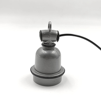 Câble international de 1,8 mètre, 0,75 mm + interrupteur 303 + prise ronde EU + support de lampe E27 étanche et résistant aux hautes températures