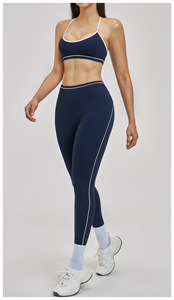 Nuevo Conjunto Deportivo de Yoga para Mujer, Personalizado, con Sujetador Deportivo y Leggings, Suave, Elástico, Cómodo, para Entrenamiento, Gimnasio y Fitness - Product Image 2