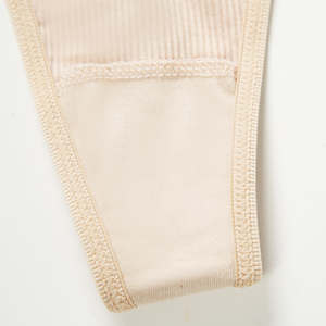 Culotte <span class=keywords><strong>string</strong></span> sexy en coton pour femmes Sous-vêtements féminins avec imprimé de lettres pour filles - Product Image 6